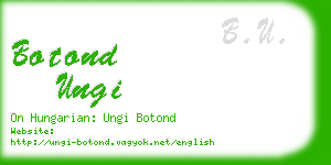 botond ungi business card